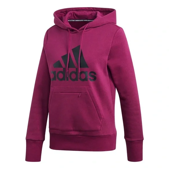 Adidas Badge of Sport Pullover Fleece Hoodie, sz M - Picture 4 of 11